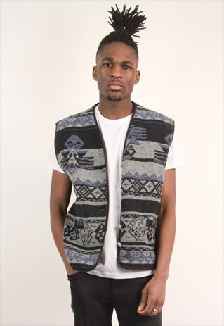 VINTAGE SLEEVELESS NAVAJO JACKET