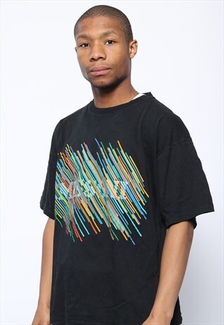 VINTAGE MISSONI SPELLOUT T-SHIRT BLACK