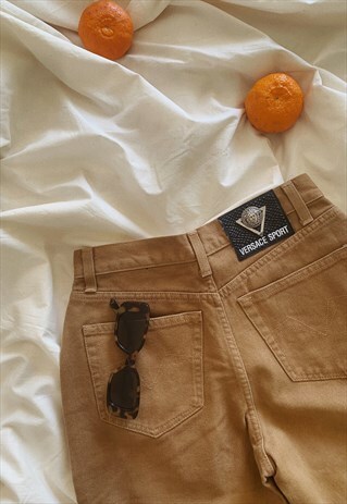 90S VINTAGE SPORT CAMEL JEANS