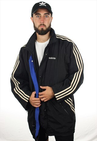VINTAGE 80S ADIDAS OVER SIZE COAT JACKET