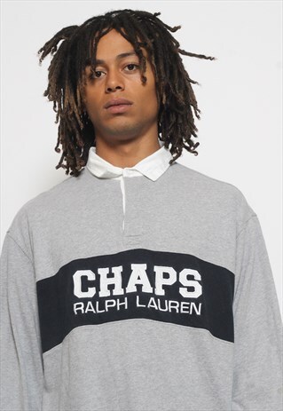 VINTAGE RALPH LAUREN CHAPS RUGBY SWEATSHIRT