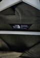 VINTAGE THE NORTH FACE SWEATSHIRT HOODIE IN GREEN L