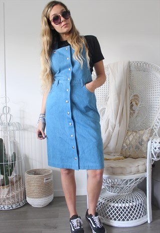 DENIM VINTAGE DRESS