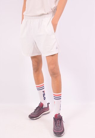 VINTAGE ADIDAS SPORT SHORTS WHITE