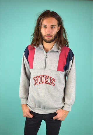 VINTAGE 90'S NIKE 1/4 ZIP SWEATSHIRT