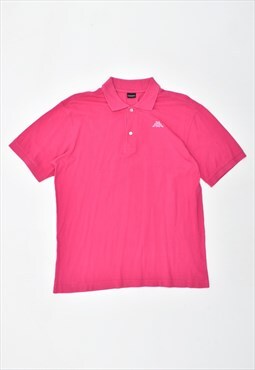 Vintage 90's Kappa Polo Shirt Pink