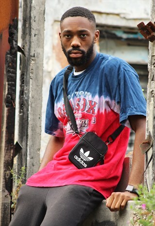 RETRO / TYE-DYE / RED SOX / FESTIVAL MULTI-COLOURED T-SHIRT