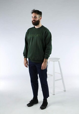 FOREST GREEN SWEATSHIRT / CHEROKEE WEEKEND SWEATER