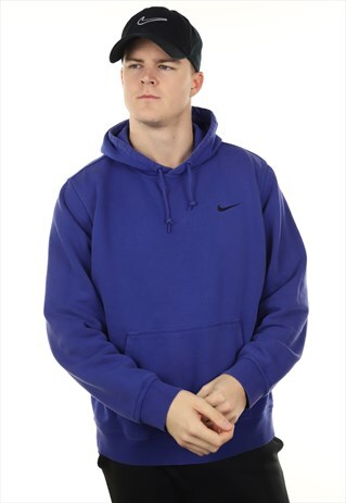 VINTAGE NIKE HOODIE BLUE