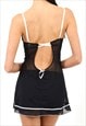 VINTAGE Y2K LINGERIE SLIP DRESS WITH CORSET DETAIL