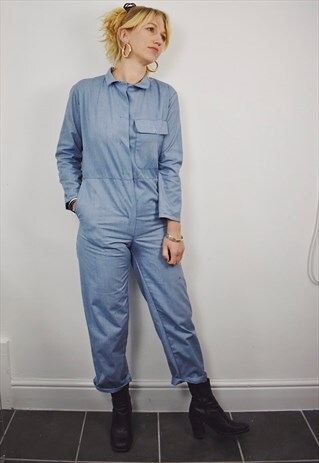 VINTAGE LIGHT DENIM BOILERSUIT JUMPSUIT