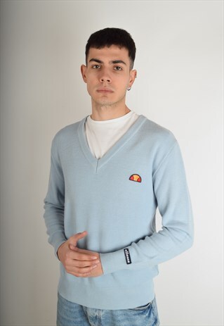 VINTAGE 80S ELLESSE JUMPER MADE IN ITALY (2665)