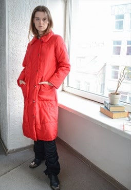 Vintage Red Puffer REIMA Coat
