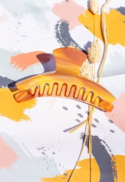 Orange Classic Style Claw Clip