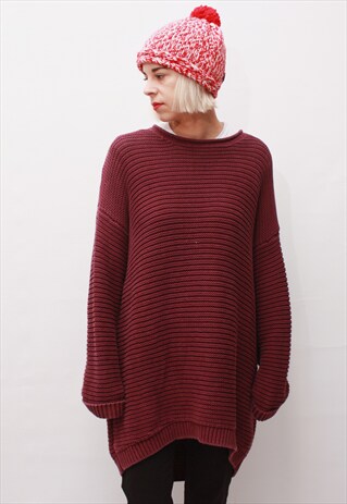 VINTAGE 90' BEAUTIFUL COZY OVERSIE LONG JUMPER