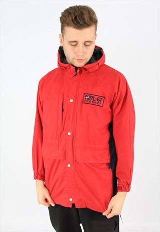 RALPH LAUREN POLO SPORT CLASSIC RAIN MAC JACKET RARE
