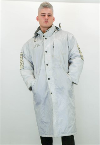 VINTAGE KAPPA LONGLINE SHEARLING JACKET