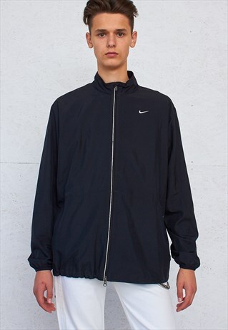 VINTAGE BLACK NIKE TRACK JACKET