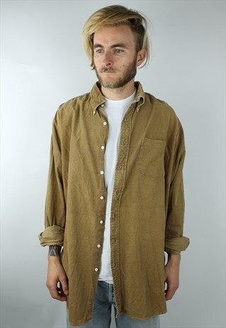 VINTAGE CORDUROY SHIRT BEIGE
