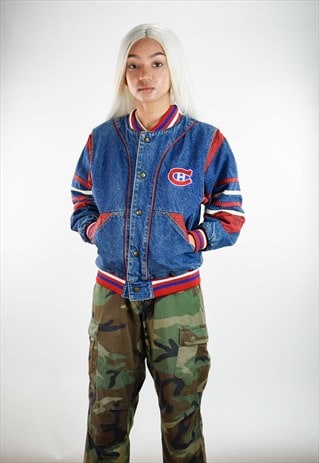VINTAGE STREET LEGENDS DENIM SPORTS JACKET