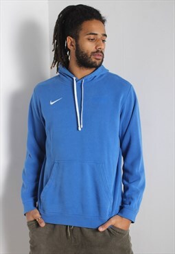 Vintage Nike Small Logo Hoodie Blue 