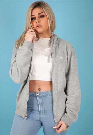 VINTAGE NIKE HOODIE IN GREY NH57
