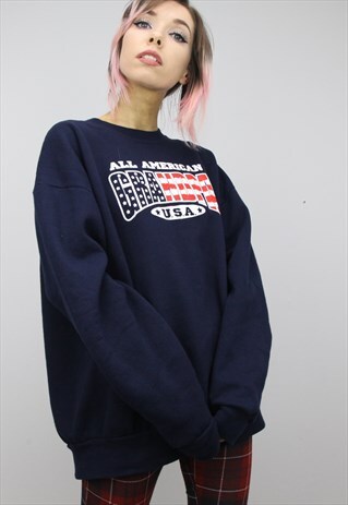RETRO VINTAGE 90S OVERSIZED SWEATER SWEATSHIRT