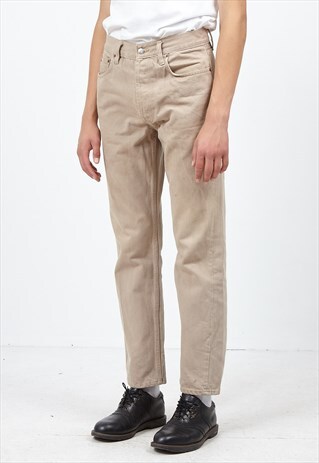 VINTAGE BROWN LEVI'S 501 FIT DENIM JEANS