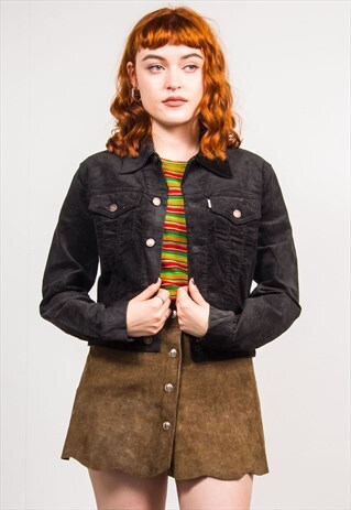 LEVI'S VINTAGE 70'S BLACK CORD JACKET