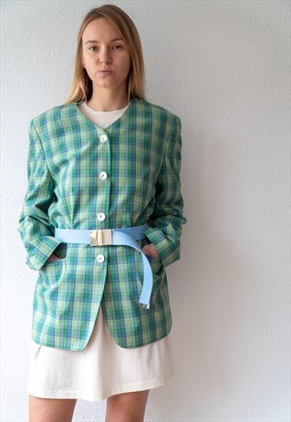 90S SHOULDERS CHEACKED JACKET