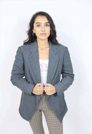 VINTAGE 90S GREY BLAZER