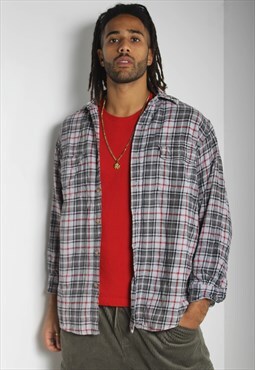 Vintage Grunge 90's Check Flannel Shirt Multi