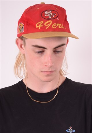 NFL MENS VINTAGE SAN FRANCISCO CAP ONE SIZE RED 90S