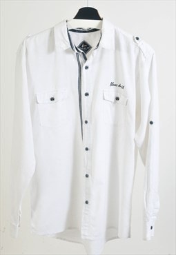 Vintage 00s long sleeve white shirt