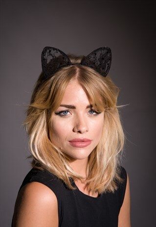 CAT EARS, FANCY DRESS OUTFIT, CATWOMAN OUTFIT