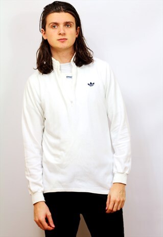 1990'S VINTAGE ADIDAS LIGHTWEIGHT 1/4 ZIP SWEATSHIRT