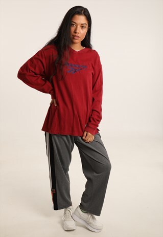 VINTAGE REEBOK EMBROIDERED SPELLOUT SWEATSHIRT