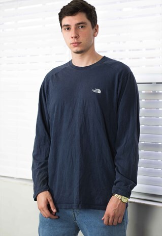 VINTAGE NORTH FACE T-SHIRT LOGO 90S XL 12.6