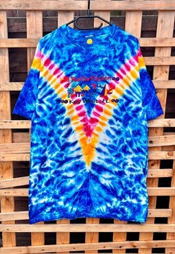 Vintage Florida key west tie dye wavey T-shirt large