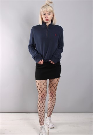 VINTAGE POLO RALPH LAUREN 1/4 ZIP SWEATSHIRT