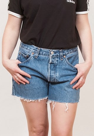 LEVI'S 501 BLUE DENIM SHORTS