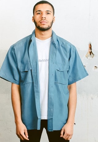 VINTAGE OVERSIZED SILK SHIRT