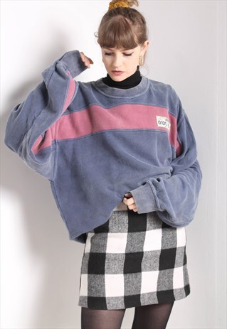 VINTAGE VANS OVERSIZE SWEATSHIRT BLUE