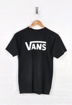 Vintage Vans T-Shirt Black Small CV11697