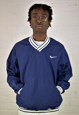 VINTAGE 90'S NIKE NYLON PULLOVER SPORTS JACKET