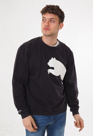 VINTAGE PUMA SWEATSHIRT BLACK