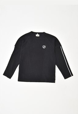 Vintage Asics Sweatshirt Jumper Black