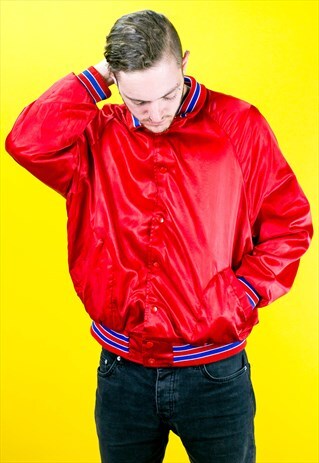 RETRO LETTERMAN VARSITY USA JACKET