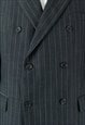 LORO PIANA UK 44 US BLAZER JACKET COAT STRIPED MERINO WOOL