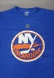 VINTAGE NHL NEW YORK ISLANDERS GRAPHIC T-SHIRT IN BLUE